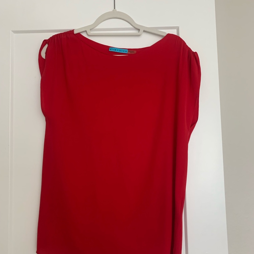 Alice and Olivia Silk Blouse